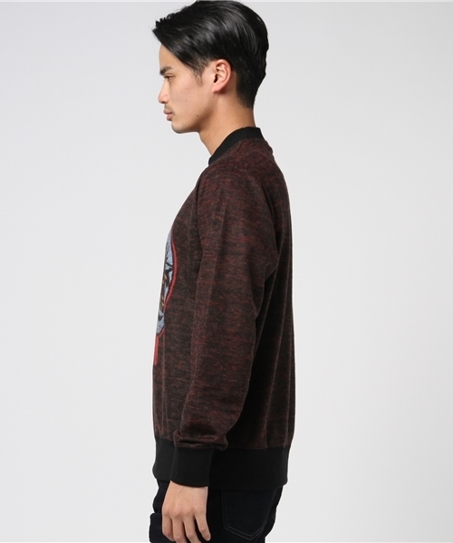 HYSTERIC GLAMOUR（ヒステリックグラマー）の「HYS WOMANジャカード SW（スウェット・メンズ・ブラック・SMALL/MEDIUM/LARGE）」の5枚目の写真