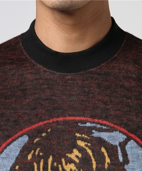 HYSTERIC GLAMOUR（ヒステリックグラマー）の「HYS WOMANジャカード SW（スウェット・メンズ・ブラック・SMALL/MEDIUM/LARGE）」の3枚目の写真