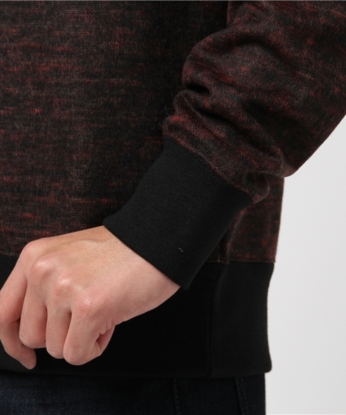 HYSTERIC GLAMOUR（ヒステリックグラマー）の「HYS WOMANジャカード SW（スウェット・メンズ・ブラック・SMALL/MEDIUM/LARGE）」の2枚目の写真