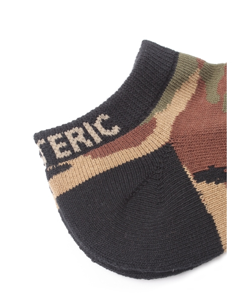 HYSTERIC GLAMOUR（ヒステリックグラマー）の「WOMAN ON SKULL CAMO総柄スニーカーソックス（ソックス/靴下・メンズ・ベージュ系その他・FREE）」の3枚目の写真