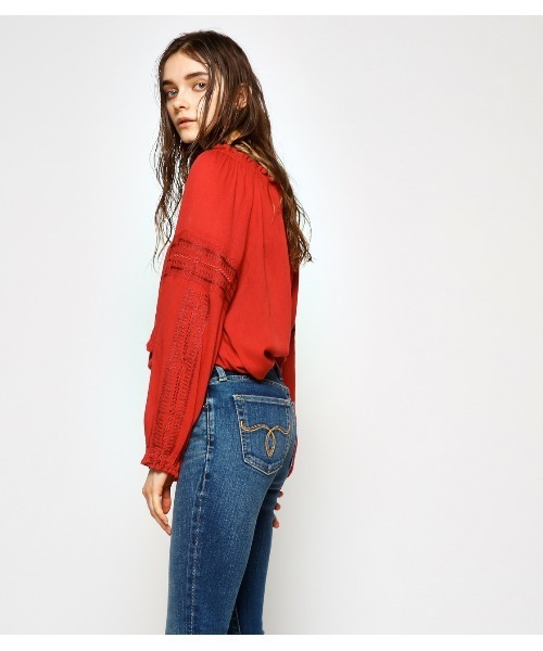 Wf Rebirth Embroidery Skinny デニムパンツ Moussy マウジー のファッション通販 Zozotown