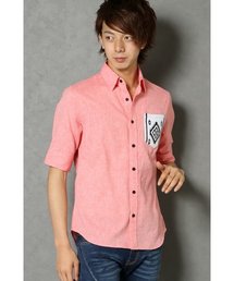 VENCEEXCHANGE | ニットポケット5分袖シャツ         (シャツ/ブラウス)