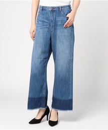 earth music&ecology | USA COTTONデニムパンツ(ワイド)(デニムパンツ)