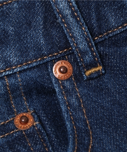 earth music&ecology（アースミュージックアンドエコロジー）の「USA COTTONデニムパンツ(ワイド)（デニムパンツ・レディース・ライトインディゴブルー/インディゴブルー・M/S/L）」の11枚目の写真