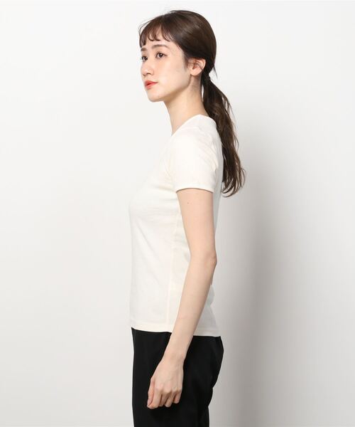スリードッツ カットソー tシャツ vネック 半袖 アーミー three dots Amy セール】amy アミー / VネックT（Tシャツ/カットソー）｜three