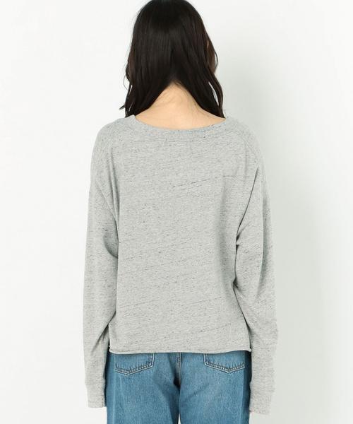 Another Edition(アナザーエディション)の「ロゴプリントポケットTEE(Tシャツ/カットソー・レディース・ライトグレー/オリーブ・FREE)」の3枚目の写真