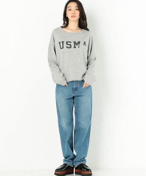 Another Edition(アナザーエディション)の「ロゴプリントポケットTEE(Tシャツ/カットソー・レディース・ライトグレー/オリーブ・FREE)」の6枚目の写真