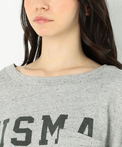 Another Edition(アナザーエディション)の「ロゴプリントポケットTEE(Tシャツ/カットソー・レディース・ライトグレー/オリーブ・FREE)」の7枚目の写真