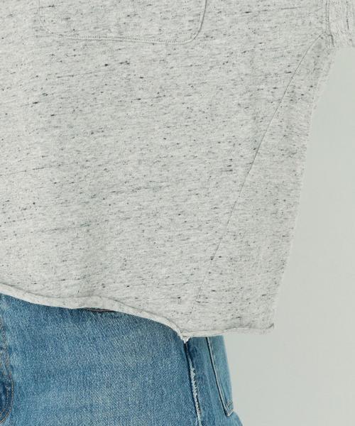 Another Edition(アナザーエディション)の「ロゴプリントポケットTEE(Tシャツ/カットソー・レディース・ライトグレー/オリーブ・FREE)」の9枚目の写真