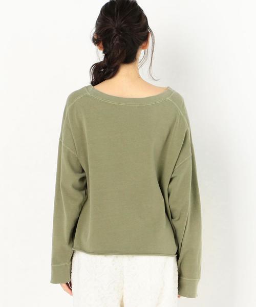 Another Edition(アナザーエディション)の「ロゴプリントポケットTEE(Tシャツ/カットソー・レディース・ライトグレー/オリーブ・FREE)」の14枚目の写真