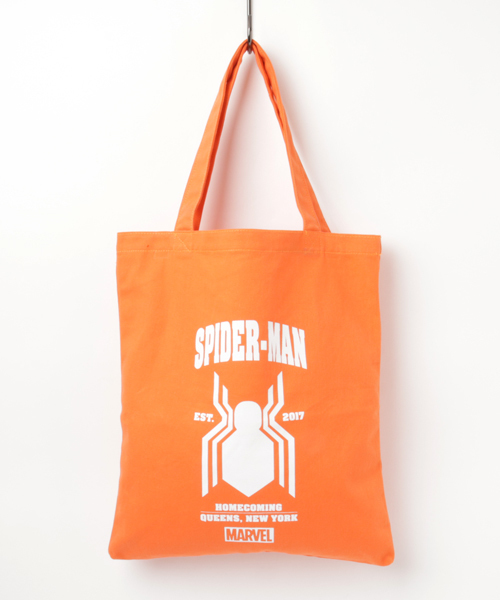 MARVEL（マーベル）の「∴WEGO/スパイダーマンコラボ カラートートバッグ（トートバッグ・レディース・ホワイト/パープル/レッド/イエロー/オレンジ/ブルー/グリーン・FREE）」の7枚目の写真