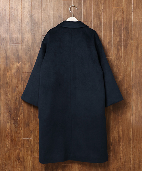 LBC（エルビーシー）の「ポケットファーロングコート（チェスターコート・レディース・ネイビー/ライトグレー・LARGE/MEDIUM）」の13枚目の写真