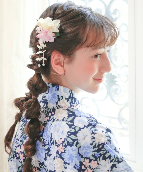 Catherine Cottage(キャサリンコテージ)の「和風髪飾り(和装小物・キッズ・イエロー/ホワイト系その他/ブルー系その他/ピンク系その他/レッド系その他/ブルー系その他2/パープル系その他4/ピンク系その他2/ピンク系その他3/ピンク/レッド/ライトホワイト/ブルー/ライラック/ブルー系その他3/ライラック系1・FREE)」の20枚目の写真