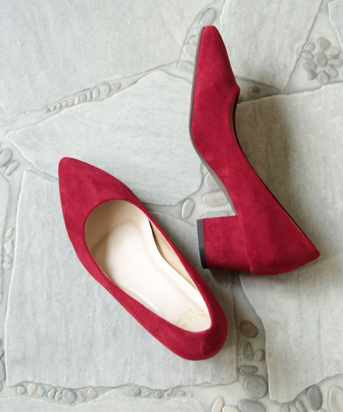 menue(メヌエ)の「4.5cm チャンキーヒール ポインテッドトゥ パンプス(パンプス・レディース・ピンク系その他/グレー/ライトベージュ/グレー系その他/ブラウン/ブラック/レッド系その他2/ネイビー/ブルー/ライトグレー/ホワイト/チェック/ブラック系その他2/ピンクベージュ/ブラウン系その他/シルバー/ブラック系その他/レッド系その他/グレイッシュベージュ/カラフル/ブラック系その他3/グレー系その他2/その他/レオパード/ブラック系その他4/その他1・23.0cm/25.0cm/24.0cm/24.5cm/23.5cm/22.5cm/26.0cm/22.0cm/25.5cm/21.5cm/26.5cm)」の21枚目の写真