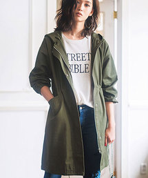 ルーズシルエットモッズコート