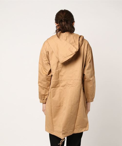 GeeRA(ジーラ)の「ルーズシルエットモッズコート(その他アウター・レディース・ブラック/カーキ/ベージュ・MEDIUM/SMALL/XX-LARGE/LARGE/X-LARGE)」の5枚目の写真