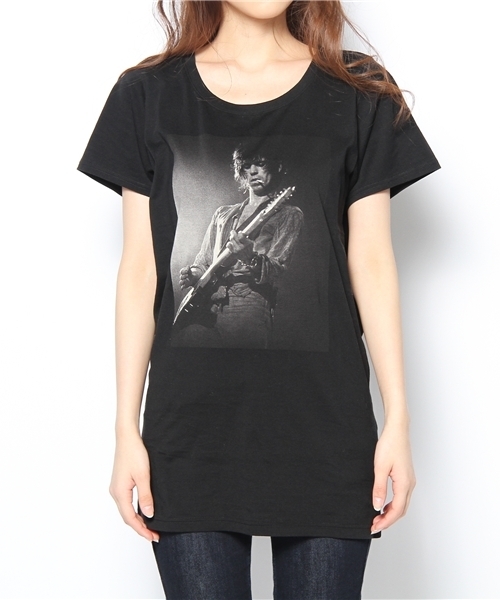HYSTERIC GLAMOUR(ヒステリックグラマー)の「RS/ANAHEIM STADIUM’78 pt ビッグT-SH(Tシャツ/カットソー・レディース・ホワイト/パープル/ブラック・FREE)」の4枚目の写真