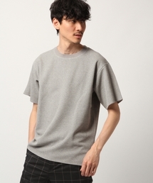 GLOBAL WORK | パールニットワッフルＴＥＥ半袖/788955(Tシャツ/カットソー)