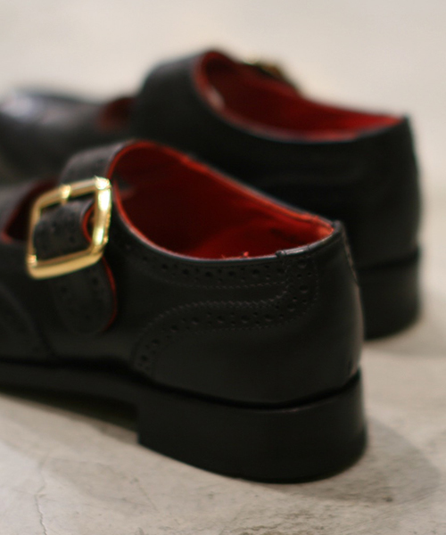 Tricker's（トリッカーズ）の「【Tricker's / トリッカーズ】buckle brogoes（バレエシューズ・レディース・ブラック・UK5/UK5h）」の6枚目の写真