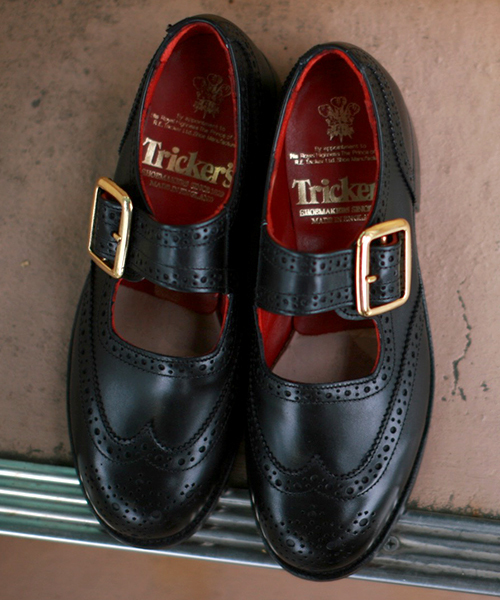Tricker's（トリッカーズ）の「【Tricker's / トリッカーズ】buckle brogoes（バレエシューズ・レディース・ブラック・UK5/UK5h）」の8枚目の写真