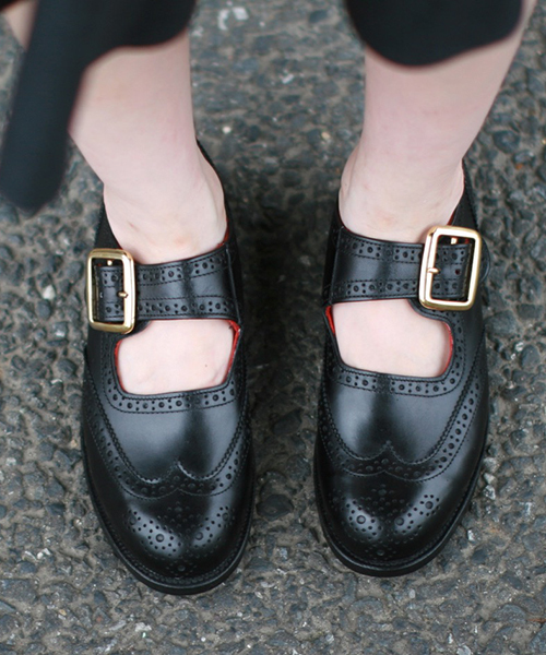 Tricker's（トリッカーズ）の「【Tricker's / トリッカーズ】buckle brogoes（バレエシューズ・レディース・ブラック・UK5/UK5h）」の10枚目の写真