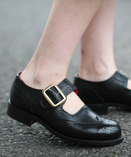 Tricker's（トリッカーズ）の「【Tricker's / トリッカーズ】buckle brogoes（バレエシューズ・レディース・ブラック・UK5/UK5h）」の12枚目の写真