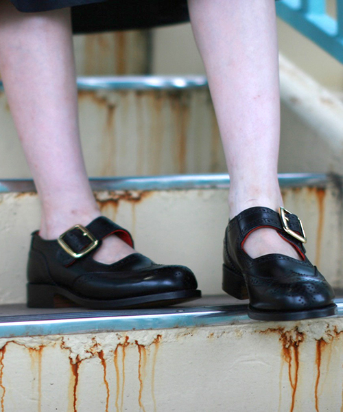 Tricker's（トリッカーズ）の「【Tricker's / トリッカーズ】buckle brogoes（バレエシューズ・レディース・ブラック・UK5/UK5h）」の13枚目の写真