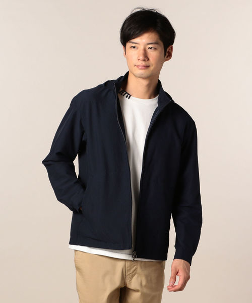 GLOSTER(グロスター)の「サッカーボーダーフーデッドコート(ブルゾン・メンズ・ネイビー/ブルー系その他/ホワイト・L/M/S/XL)」の3枚目の写真