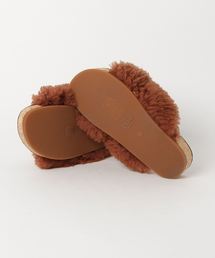Chloé グレー ファー サンダル Chloé グレー ファー サンダル