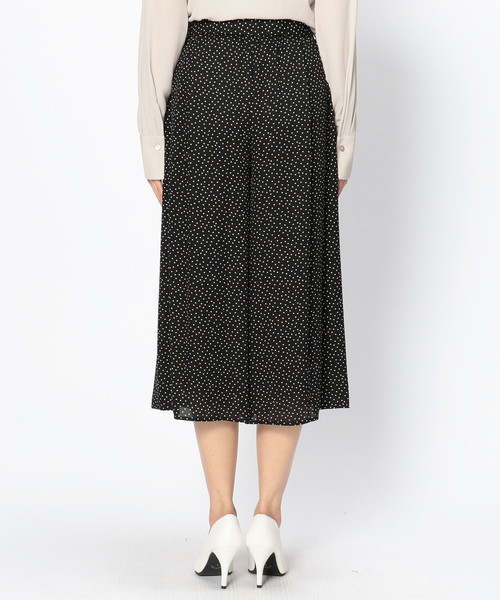 NARACAMICIE（ナラカミーチェ）の「シフォンプリーツガウチョ（その他パンツ・レディース・ブラック/ボルドー・MEDIUM）」の6枚目の写真