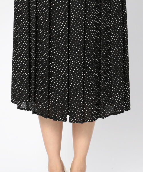 NARACAMICIE（ナラカミーチェ）の「シフォンプリーツガウチョ（その他パンツ・レディース・ブラック/ボルドー・MEDIUM）」の16枚目の写真