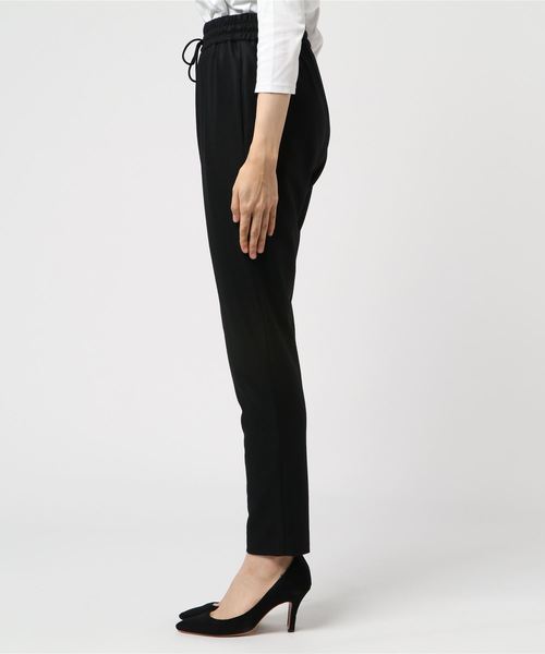 ESTNATION（エストネーション）の「ESTNATION / ライトウールドロストパンツ（その他パンツ・レディース・ブラック/ベージュ/チャコールグレー・38/36）」の8枚目の写真