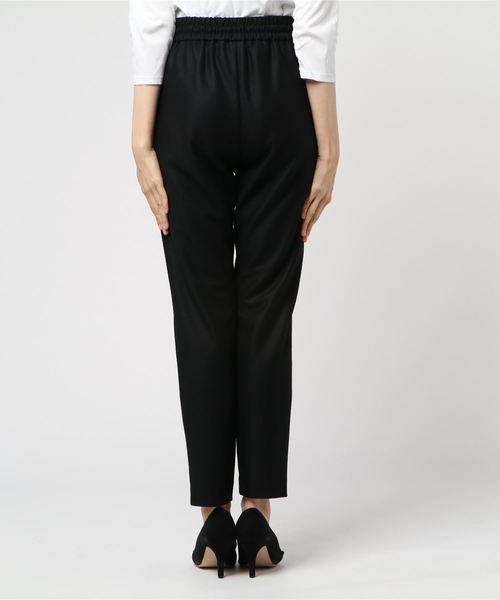 ESTNATION（エストネーション）の「ESTNATION / ライトウールドロストパンツ（その他パンツ・レディース・ブラック/ベージュ/チャコールグレー・38/36）」の9枚目の写真