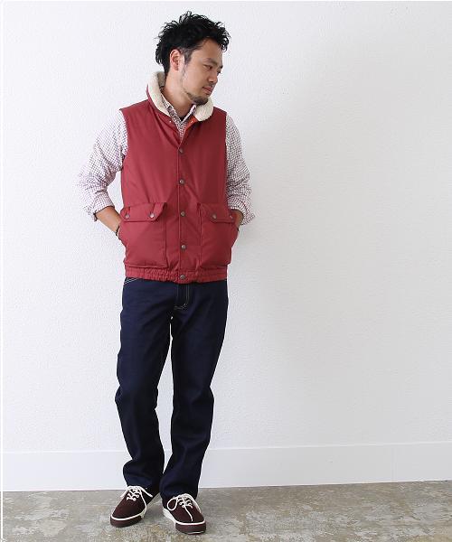 coen（コーエン）の「ボア襟ダウンベスト（ダウンベスト）」 - WEAR