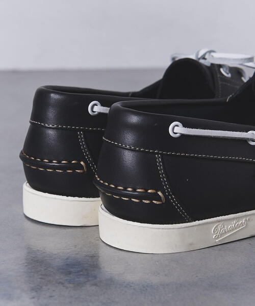 Paraboot（パラブーツ）の「＜Paraboot（パラブーツ）＞PARA BOAT SHOE（モカシン/デッキシューズ・メンズ・ネイビー/ダークブラウン・8h/8/5h/6/7/7h/6h/9）」の8枚目の写真