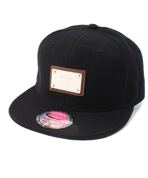 WHO'S WHO gallery（フーズフーギャラリー）の「【RE:LAX】プレートキャップ（キャップ・メンズ・ブラック/ネイビー/ブラウン・FREE）」の3枚目の写真