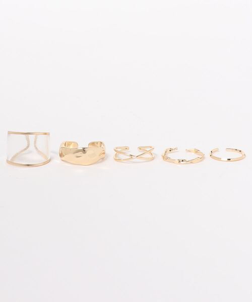 LOWRYS FARM（ローリーズファーム）の「シンプルセットリング　826718（リング・レディース・その他1/その他2/その他3/イエロー系その他/オフホワイト/アイボリー/その他8/その他7/ゴールド系その他/ゴールド/シルバー/その他13/その他12/その他14/その他15・FREE）」の7枚目の写真