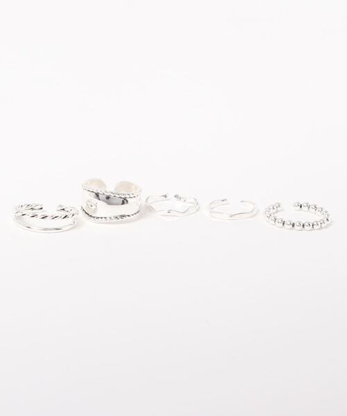 LOWRYS FARM（ローリーズファーム）の「シンプルセットリング　826718（リング・レディース・その他1/その他2/その他3/イエロー系その他/オフホワイト/アイボリー/その他8/その他7/ゴールド系その他/ゴールド/シルバー/その他13/その他12/その他14/その他15・FREE）」の2枚目の写真