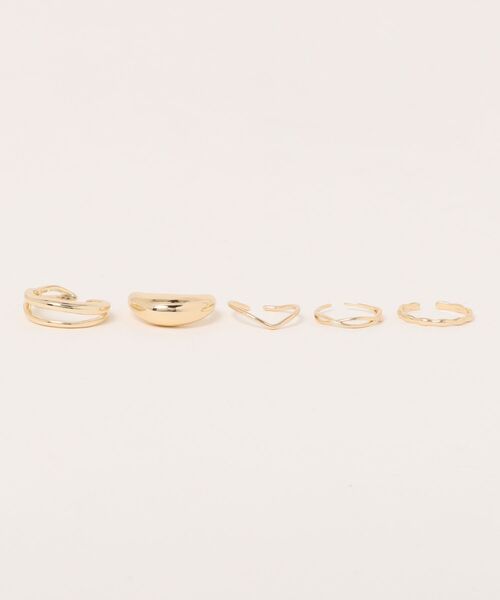 LOWRYS FARM（ローリーズファーム）の「シンプルセットリング　826718（リング・レディース・その他1/その他2/その他3/イエロー系その他/オフホワイト/アイボリー/その他8/その他7/ゴールド系その他/ゴールド/シルバー/その他13/その他12/その他14/その他15・FREE）」の14枚目の写真