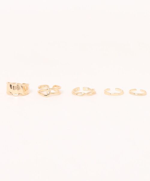 LOWRYS FARM（ローリーズファーム）の「シンプルセットリング　826718（リング・レディース・その他1/その他2/その他3/イエロー系その他/オフホワイト/アイボリー/その他8/その他7/ゴールド系その他/ゴールド/シルバー/その他13/その他12/その他14/その他15/ゴールド系その他6・FREE）」の8枚目の写真