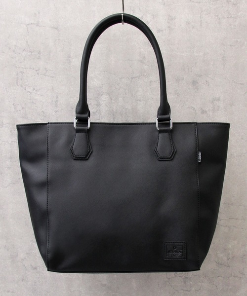 REGiSTA（レジスタ）の「レザー調 ビジネス トートバッグ A4収納対応・自立構造モデル（ビジネスバッグ・メンズ・ブラック/ダークブラウン/ブラック系その他/ブラウン系その他/キャメル・FREE）」の2枚目の写真