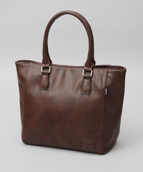 REGiSTA（レジスタ）の「レザー調 ビジネス トートバッグ A4収納対応・自立構造モデル（ビジネスバッグ・メンズ・ブラック/ダークブラウン/ブラック系その他/ブラウン系その他/キャメル・FREE）」の10枚目の写真