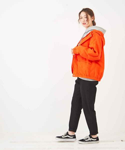 WEB限定 グログラン×裏地 フード付 ブルゾン WEB限定 グログラン×裏地 フード付 ブルゾン