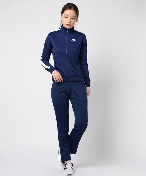 NIKE(ナイキ)の「ナイキスポーツウェア ウィメンズ トラック スーツ 上下セット / NIKE(ジャージ)」|ネイビー