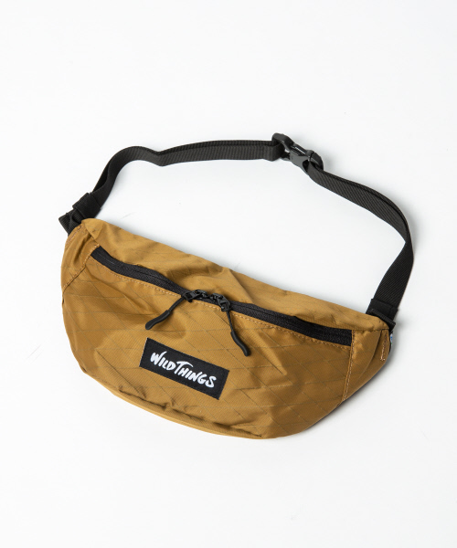 WILD THINGS（ワイルドシングス）の「【展開店舗限定】【WILDTHINGS】X-PAC NYLON ウエストバッグ（ボディバッグ/ウエストポーチ・メンズ・ホワイト/ブラック/ベージュ/パープル/グレー/その他1/その他2・フリー）」の5枚目の写真