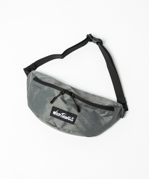 WILD THINGS（ワイルドシングス）の「【展開店舗限定】【WILDTHINGS】X-PAC NYLON ウエストバッグ（ボディバッグ/ウエストポーチ・メンズ・ホワイト/ブラック/ベージュ/パープル/グレー/その他1/その他2・フリー）」の4枚目の写真