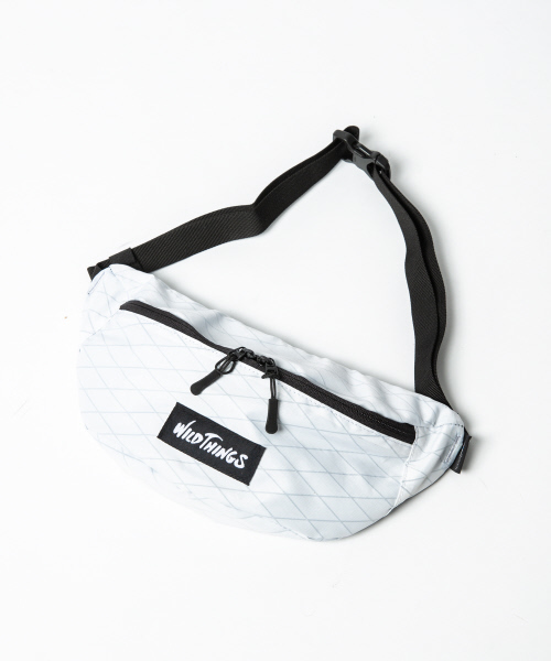 WILD THINGS（ワイルドシングス）の「【展開店舗限定】【WILDTHINGS】X-PAC NYLON ウエストバッグ（ボディバッグ/ウエストポーチ・メンズ・ホワイト/ブラック/ベージュ/パープル/グレー/その他1/その他2・フリー）」の2枚目の写真
