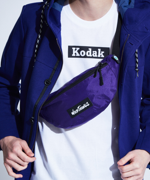 WILD THINGS（ワイルドシングス）の「【展開店舗限定】【WILDTHINGS】X-PAC NYLON ウエストバッグ（ボディバッグ/ウエストポーチ・メンズ・ホワイト/ブラック/ベージュ/パープル/グレー/その他1/その他2・フリー）」の19枚目の写真