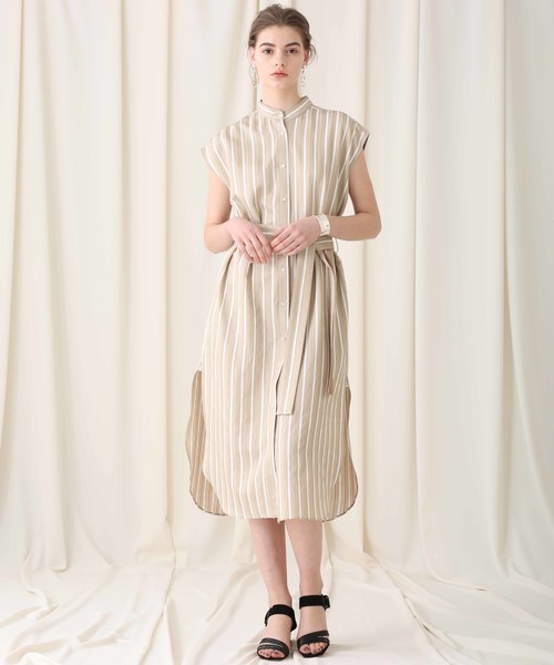 セール Studious ストライプ ロングシャツワンピース シャツワンピース Studious ステュディオス のファッション通販 Zozotown