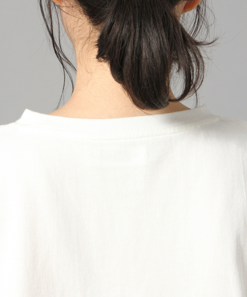 LOWRYS FARM（ローリーズファーム）の「ソデタックＳＳ　833318（Tシャツ/カットソー・レディース・オフホワイト/ブラック/ベージュ/グリーン・FREE）」の11枚目の写真